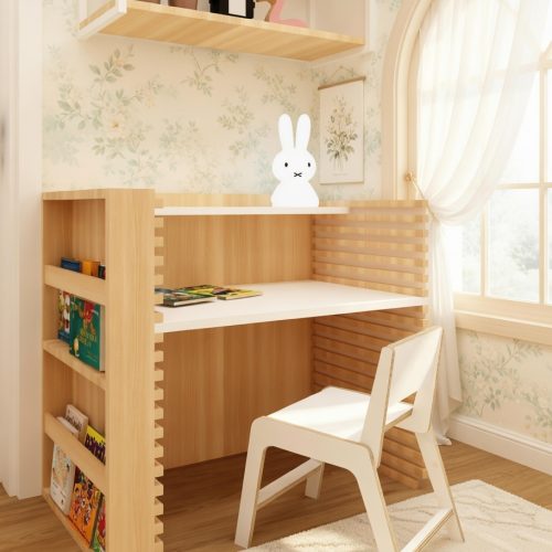 BM018 AYARLANA BİLİR KİTAPLIKLI ÇALIŞMA MASASI ÇOCUK