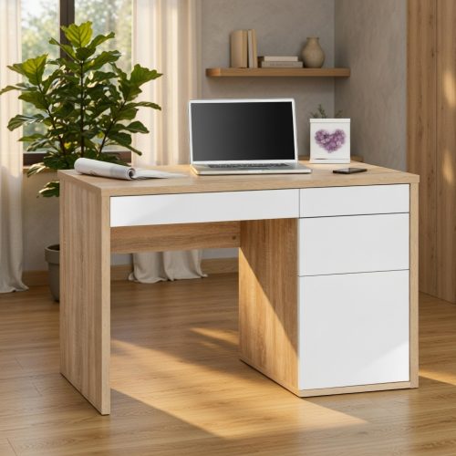 BM023 AHŞAP DESENLİ ÇEKMECELİ ÇALIŞMA MASASI