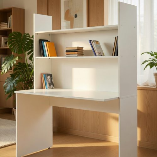 BM032 KULANIŞLIMSADE ÇALIŞMA MASASI+KİTAPLIK