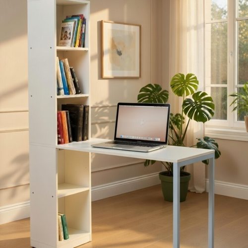 BM049 ÇALIŞMA MASASI+KİTAPLIK