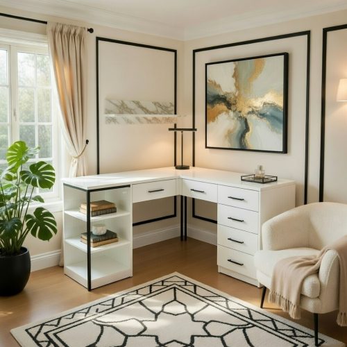 BM052 L TİPİ ÇALIŞMA MASASI