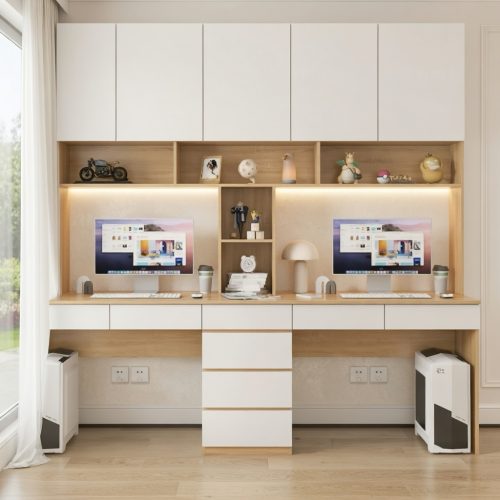 BM053 ÇİFT KİŞİLİK ÖZEL TASARIM ÇALIŞMA MASASI