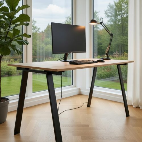 BM073 METAL AYAKLI ÇALIŞMA MASASI