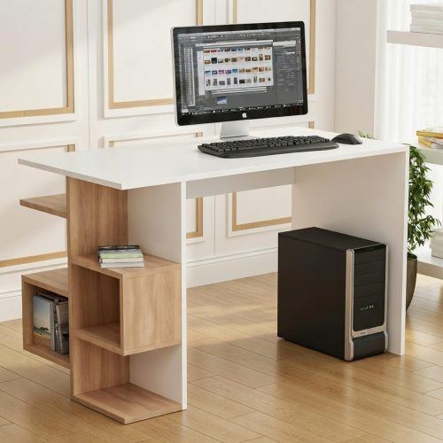 BM077 ÇALIŞMA MASASI YAN KİTAPLIK