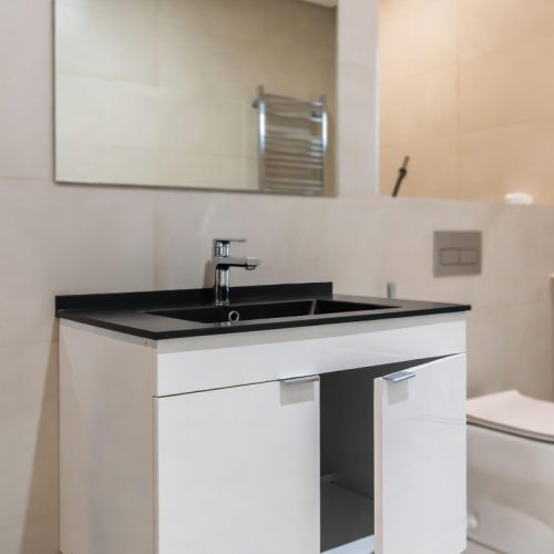 BY042 SOFT BEYAZ BANYO DOLABI+AYNA