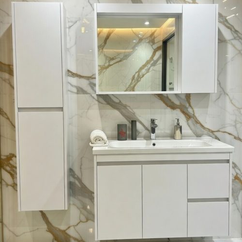 BY077 3 LÜ SET  BANYO DOLABI