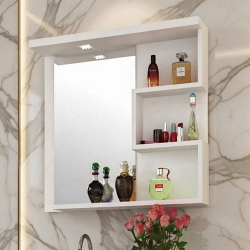 BY091 BAYAZ LAVABO AYNASI ÜST DOLAP