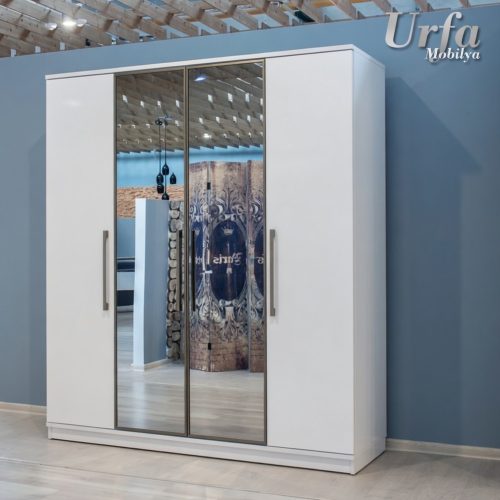 GDP0115 ALÜMİNYUM AYNALI KAPAK DOLAP