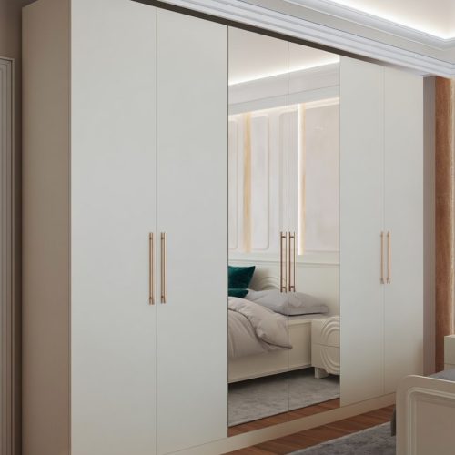 GDP0121 6KAPAKLI DÜZ KAPAK GARDROP