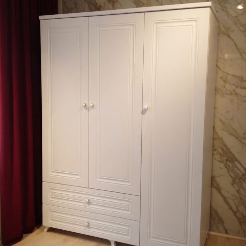 GDP0125 3KAPAKLI 2 ÇEKMECELİ MEBRAN KAPAK DOLAP