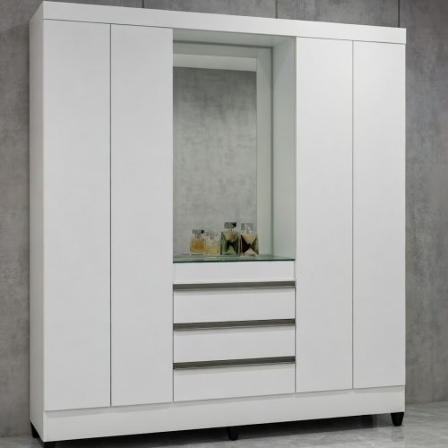 GDP0127 4KAPAKLI 4ÇEKMECELİ MAKYAJ AYNALI GADROP