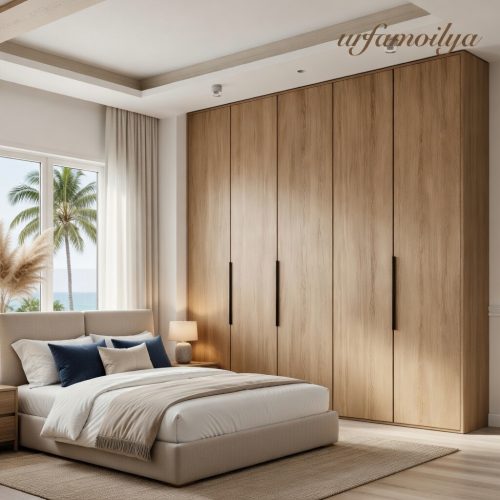 GDP0134 5 KAPAKLI AHŞAP DESENLİ YÜKLÜK+GARDROP