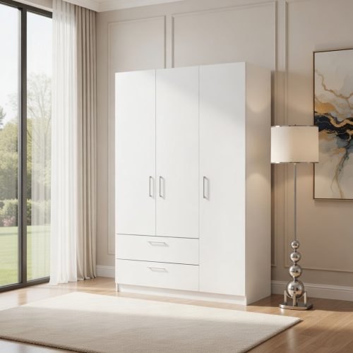 GDP019 3 KAPAKLI 2 ÇEKMECELİ GARDROP