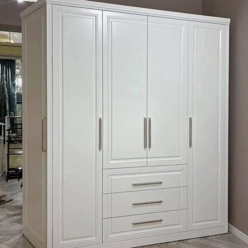 GDP033 4 KAPAKLI 3 ÇEKMECELİ MEBRAN KAPAK GARDROP