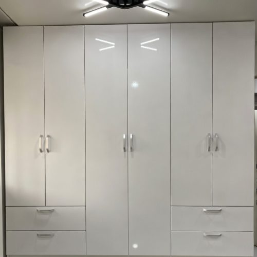 GDP068 6 KAPILI 4 ÇEKMECELİ GARDROP+YÜKLÜK