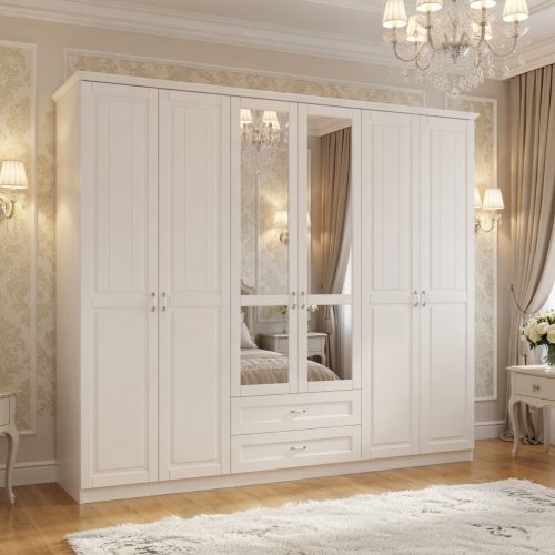 GDP07 6KAPAKLI 2 ÇEKMECELİ MEBRAN KAPAK GARDROP