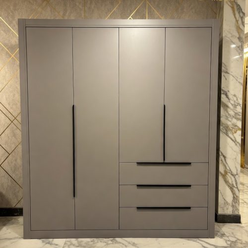 GDP090 KALIN KENARLI 4KAPILI 3ÇEKMECELİ GARDROP