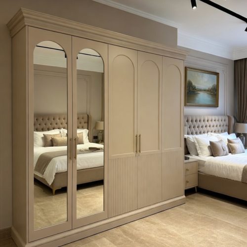 GDP091 YUVARLAK DESENLİ MEBRAN KAPAK GARDROP