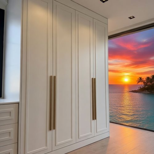 GDP095 4 KAPILI FULL LAKE ÇİTALI KAPAK  GARDROP+YÜKLÜK